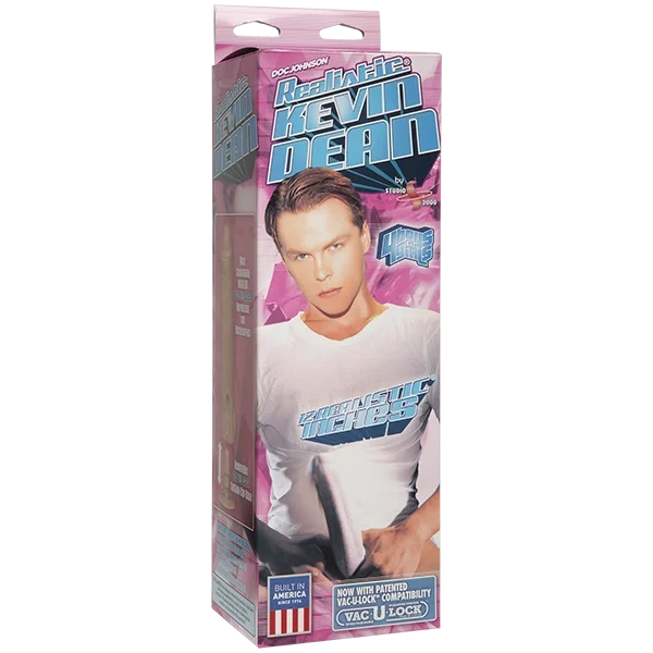 Kevin Dean 12 inch Cock With Removable Vac-U-Lock Suction Cup
