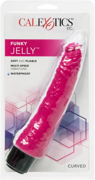 Funky Jelly Curved Vibrator