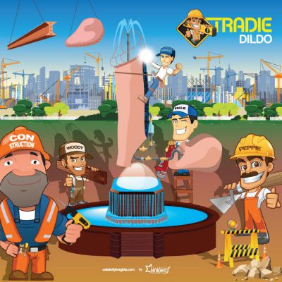 Tradie Dildo Poster