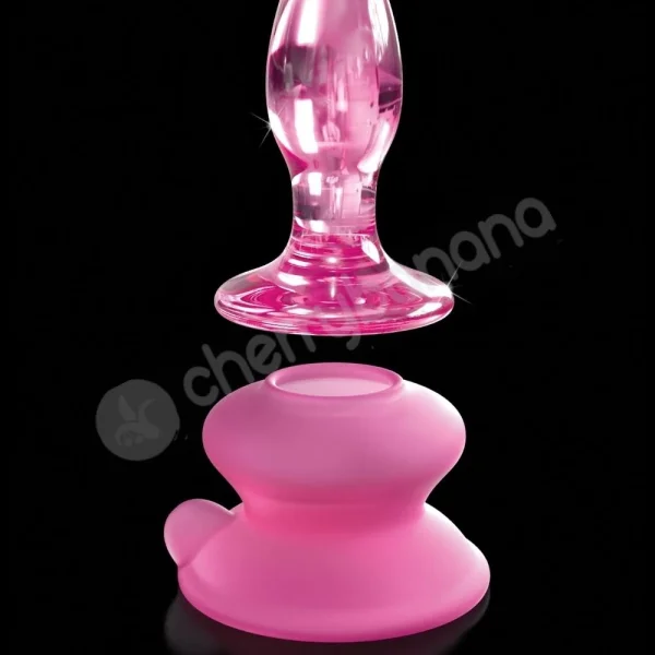 Icicles #90 Glass Massager With Suction Cup Base