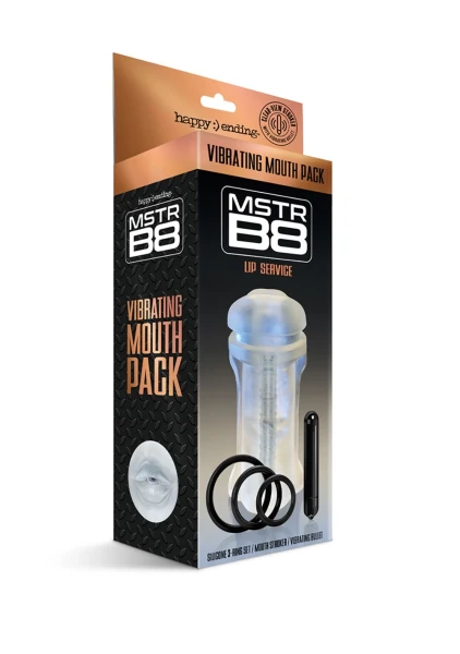 Happy Ending MSTR B8 Lip Service Vibrating Mouth Pack
