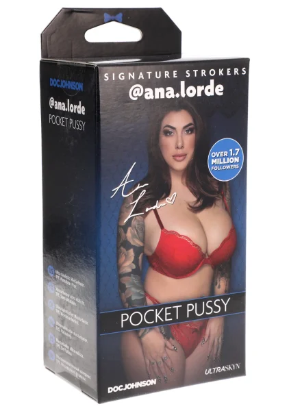 Signature Strokers Girls Of Social Media Ana.Lorde ULTRASKYN Pocket Pussy