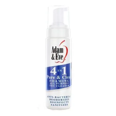Adam and Eve 4 in 1 Pure and Clean Foaming Toy Cleaner 8 Oz