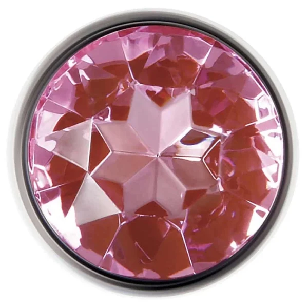 Adam & Eve Pink Gem Anal Plug - Large