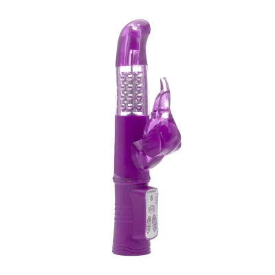 BEBE elephant vibrator rotating dual motors Purple