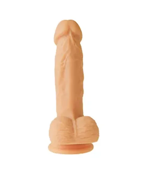 Nood 6 Inch Realskin Dildo - Flesh - 6 Inch — image 6 of 6