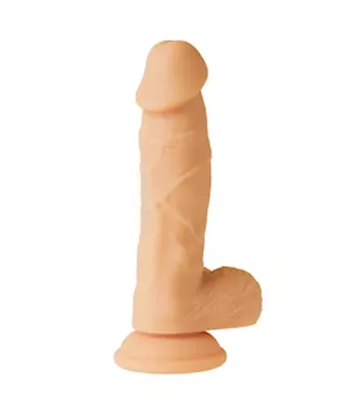 Nood 6 Inch Realskin Dildo - Flesh - 6 Inch — image 4 of 6