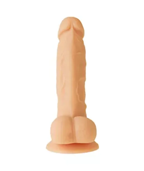 Nood 7 Inch Realskin Dildo - Flesh - 7 Inch — image 16 of 25