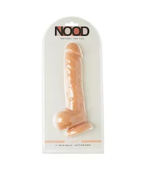 Nood 7 Inch Realskin Dildo - Flesh - 7 Inch — image 19 of 25