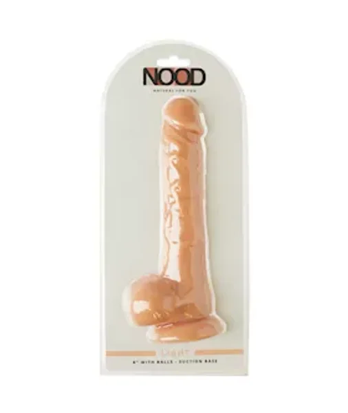 Nood 8 Inch Realskin Dildo - Flesh - 8 Inch — image 4 of 4