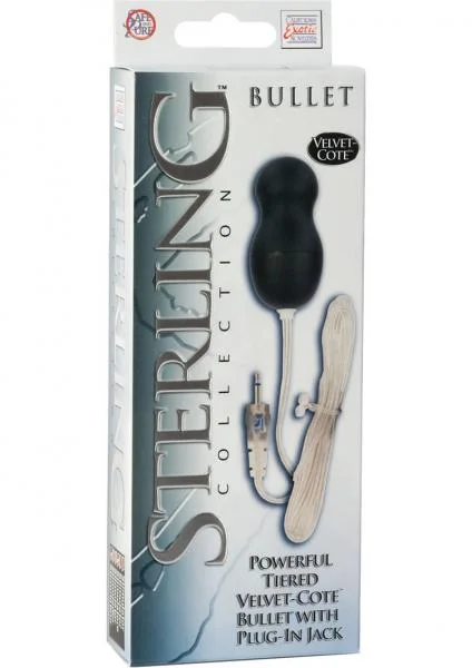 Sterling Tiered Velvet Cote Bullet Black