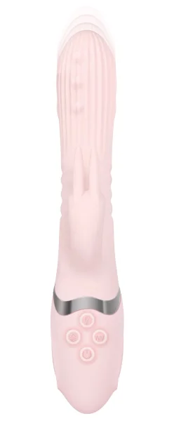 Eve's Thrusting Rabbit With Orgasmic Beads Orgasmic Beads - Pink