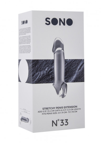 No.33 - Stretchy Penis Extension - Translucent Penis Sleeve