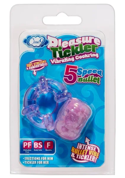 Cloud 9 Pleasure Tickler 5-Speed Vibrating Cock Ring