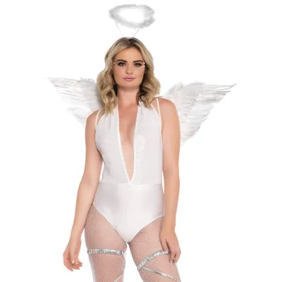 2 Pc Angel Accessory Kit White