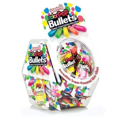 Screaming O Colorpop Bullets 40 Count Fishbowl Assorted Colors