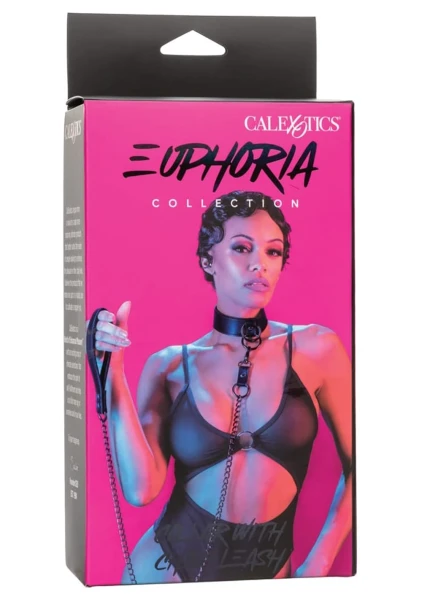Euphoria Collection Collar with Chain Leash