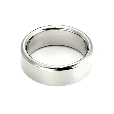 Heavy Gauge Cock Ring 20x55mm Silver 1
