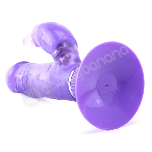 Purple Vibrating Rabbit Dong