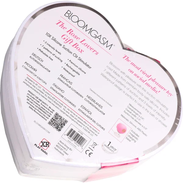 Bloomgasm The Rose Pressure Wave Stimulator Lover's Gift Box - Pink
