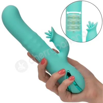 California Dreaming Bel Air Bombshell Rotating Action Clit Stimulation Vibrator