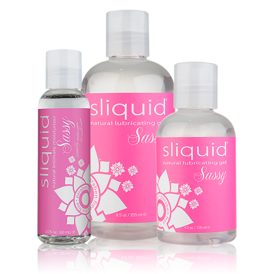 Sliquid Naturals Sassy Water Based Lube various sizes