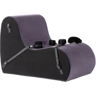 Liberator Beso Bondage Chair Valkyrie Edition With Microfiber Cuff Kit Aubergine