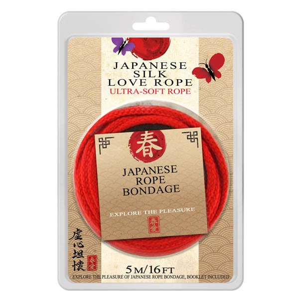 Japanese Silk Love Rope - 5m (Red)