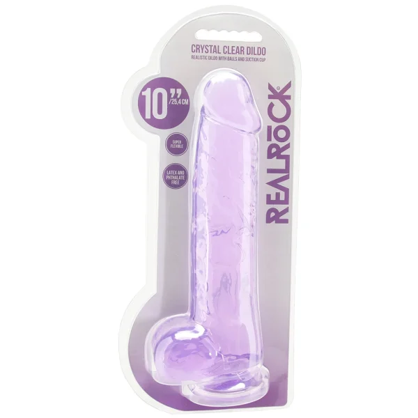 RealRock 10 Inch Realistic Ballsy Dildo