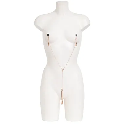Fifty Shades Nipple amp Clitoral Chain in Gold