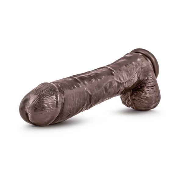 Mr Savage 11.5 inches Dildo with Suction Cup Brown