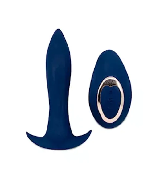 Nu Sensuelle Power Plug 20 Function Remote Control Butt Plug - Blue - 5 Inch — image 2 of 2
