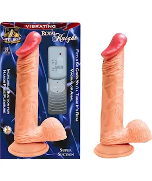 Lifelikes Vibrating Knight Dildo - 8 Inch — image 5 of 6