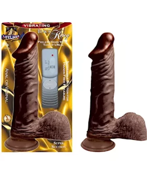 Lifelikes Vibrating King Dildo- 9 Inch — image 4 of 4