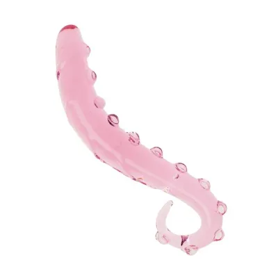 Lucent Saphira Glass Massager Pink 6 2 Inch