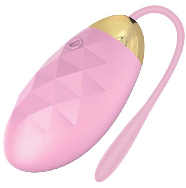 Diamonds The Majesty Rechargeable Egg With Remote - Pink