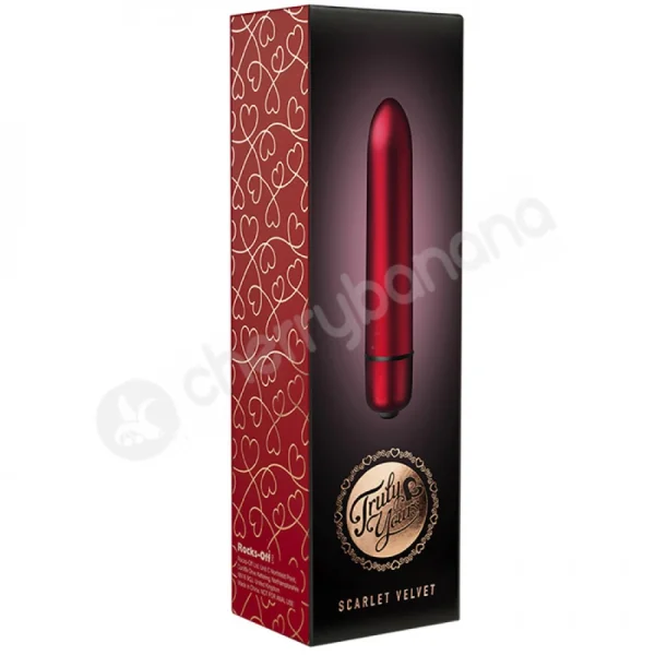 Rocks Off Truly Yours Scarlet Velvet 10 Speed Bullet Vibrator