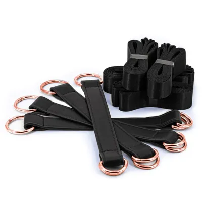 Bondage Couture Black Tie Bed Restraints