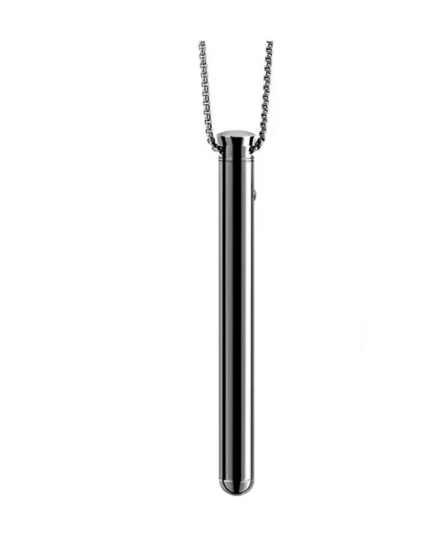 Le Wand 3.5" Whisper Quiet Vibrating Necklace in Black
