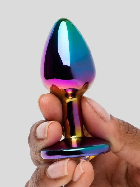 Lovehoney Jewelled Iridescent Aluminum Small Butt Plug 2.5 Inch — image 4 of 5