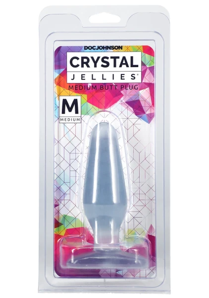 Crystal Jellies Medium Butt Plug Pink — image 5 of 11