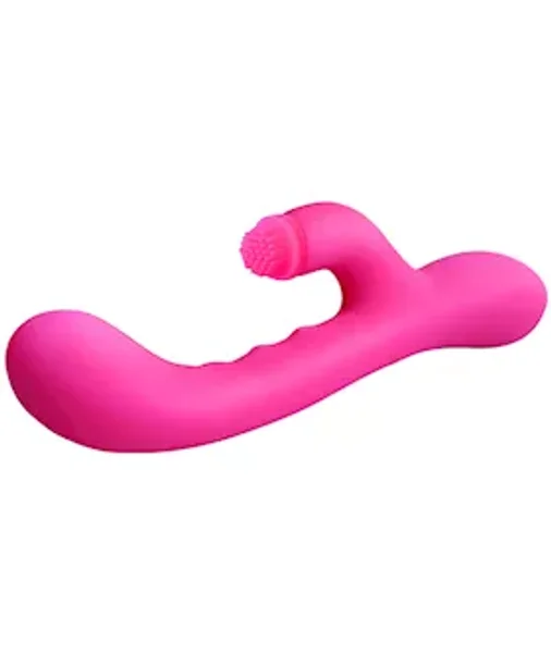 Idol Rabbit Style Vibrator - Rose - 8.4 Inch — image 6 of 10