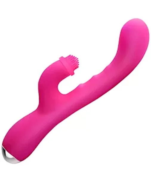 Idol Rabbit Style Vibrator - Rose - 8.4 Inch — image 10 of 10