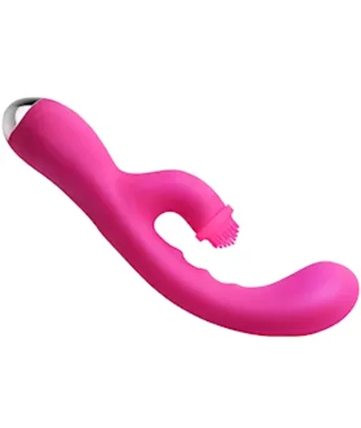 Idol Rabbit Style Vibrator - Rose - 8.4 Inch — image 8 of 10