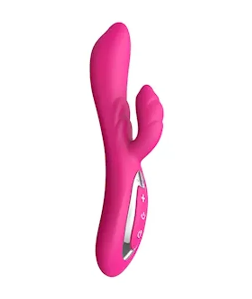Touch 2 Rabbit Vibrator - Rose - 8 Inch — image 8 of 9