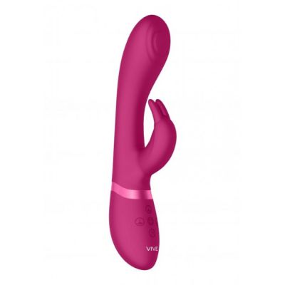 VIVE Cato Pulsing G Spot Rabbit Vibe Pink