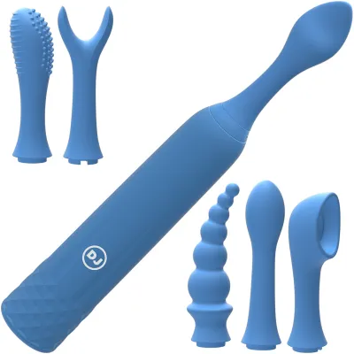 iVibe iQuiver 7 Piece Interchangeable Vibrator Kit