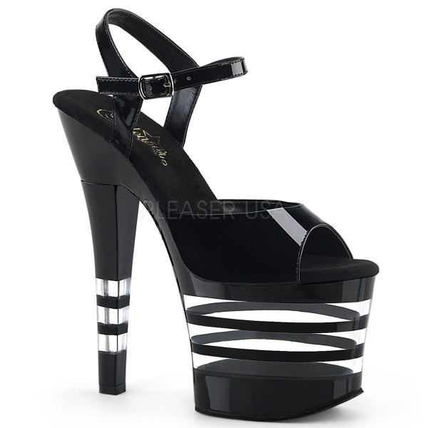 7 inches Heel, 3 1/4 inches Lined PF Ankle Strap Sandal — image 5 of 8