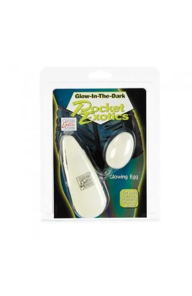 Glow in the dark vibrating egg