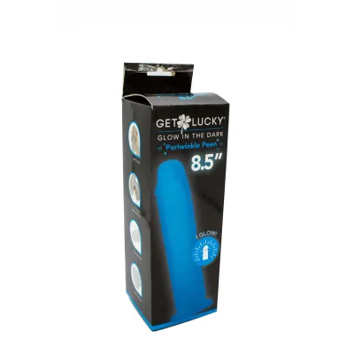 Get Lucky Glow in the Dark Periwinkle Peen 8 5 Inch